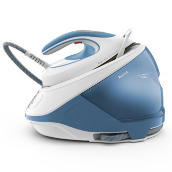 Tefal Express Protect parna stanica u bijelo-plavoj boji sa spremnikom za vodu od 1.8l