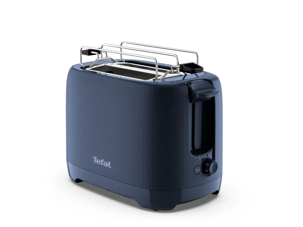 Tefal toster 850W TT2M1410 sa modernim dizajnom i širokim otvorima za pecivo