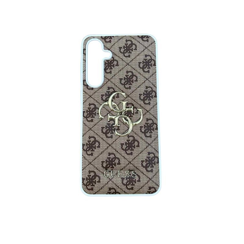 Bijela GUESS maskica za iPhone 16 Plus sa logom brenda