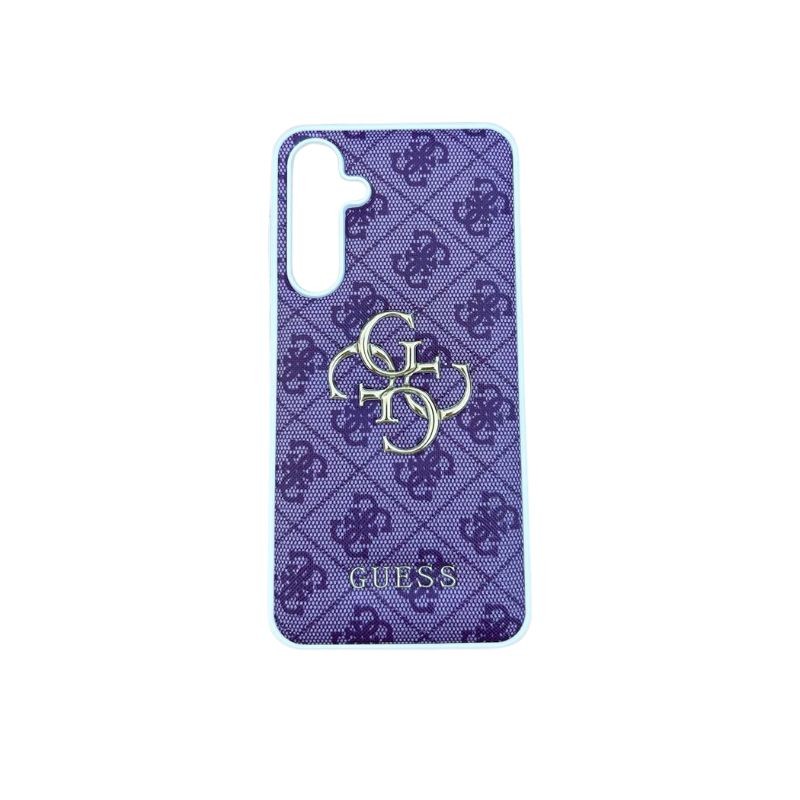 Ljubičasta GUESS maskica za iPhone 16 Plus sa logom brenda