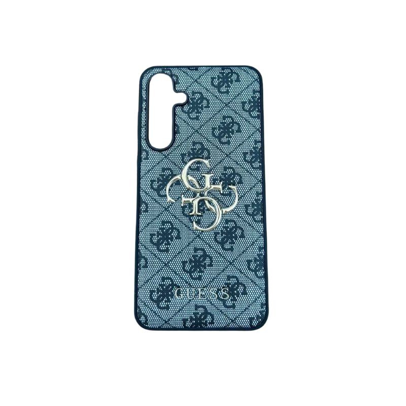 Tamno siva GUESS maskica za Samsung S25+ sa logom brenda