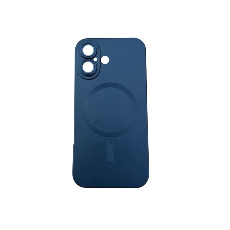 Crna MagSafe full maskica za iPhone 16 sa prikazanim magnetima