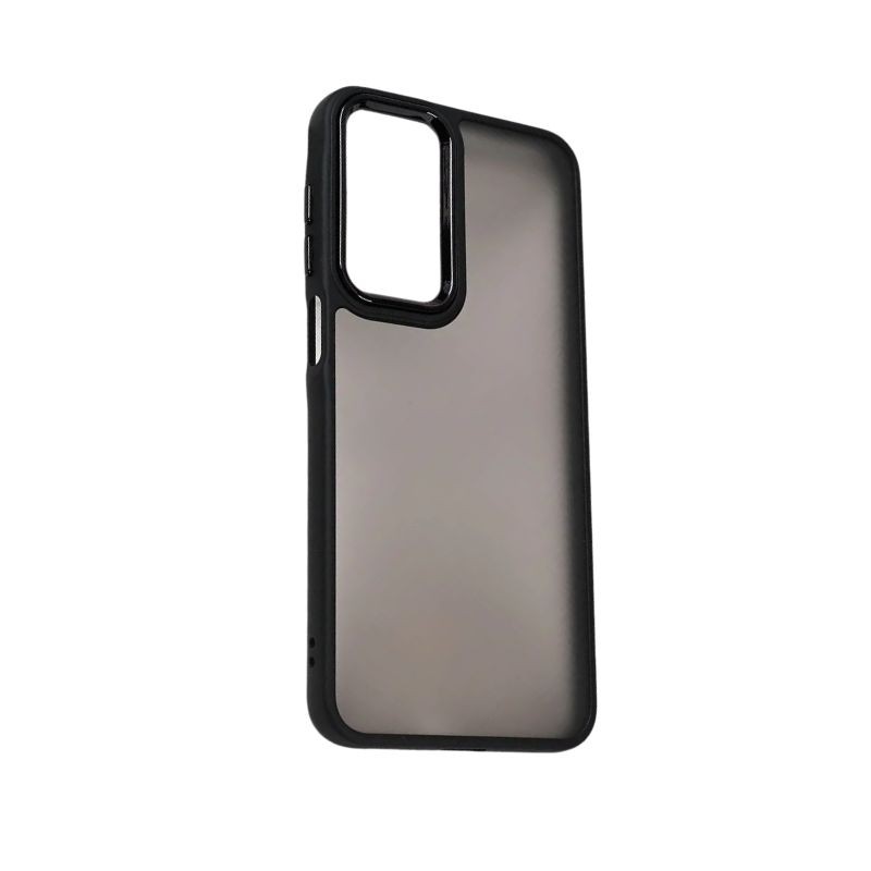 Crna silikonska maska Frame za iPhone 16 Plus