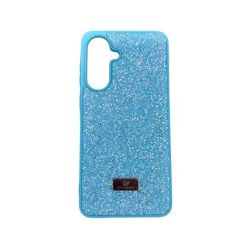 Swarovski maskica za iPhone 16 u Mint boji sa kristalima