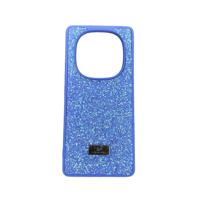 Plava Swarovski maskica za Redmi Note 14 Pro Plus sa kristalima