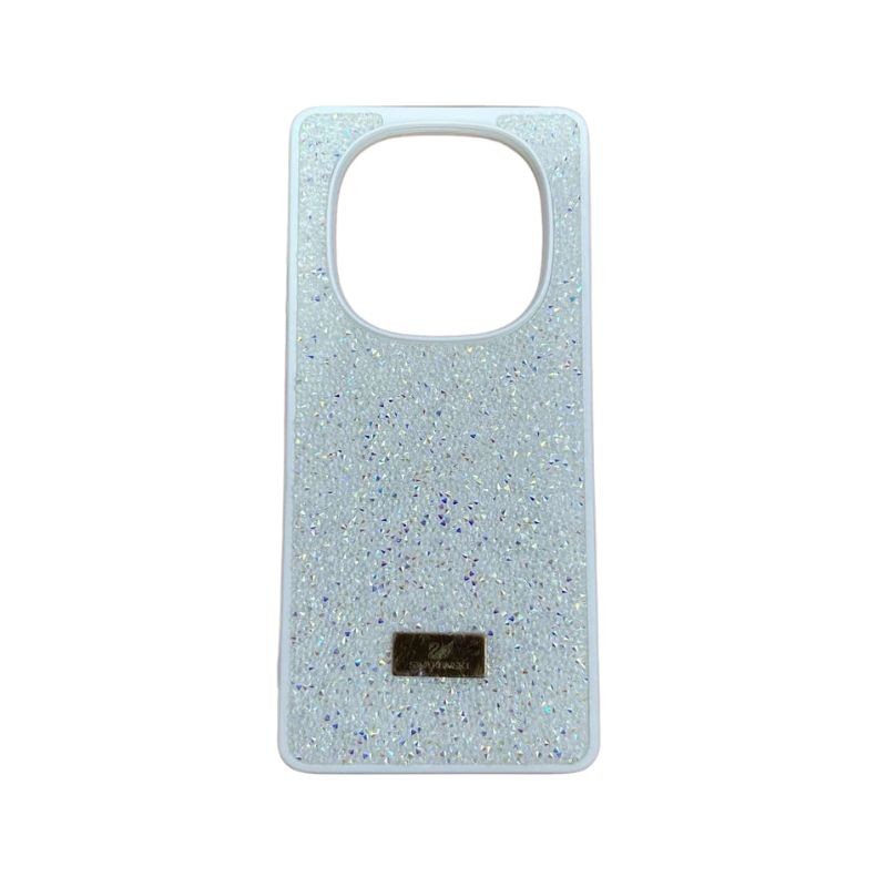 Bela Swarovski maskica za Redmi Note 14 Pro Plus sa kristalima