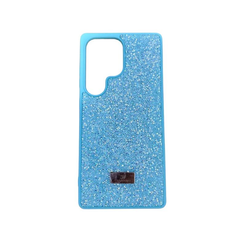 Swarovski maskica za Samsung S25 ULTRA u mint boji sa kristalima