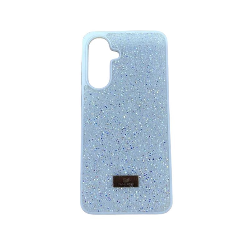 Bela Swarovski maskica za Samsung S25+ sa kristalima