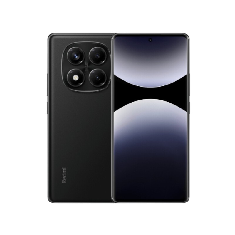 Xiaomi Redmi Note 14 Pro crni telefon sa AMOLED ekranom i trostrukom kamerom
