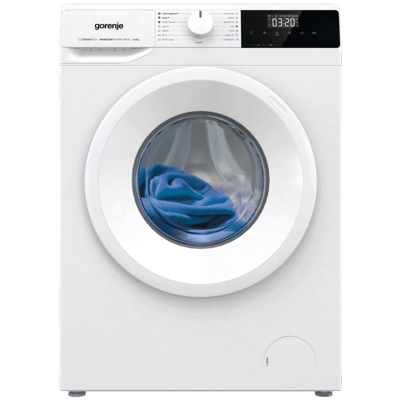 Gorenje Mašina za pranje veše. 8kg, 1400 obrtaja, 15 programa - WNHPI84AS