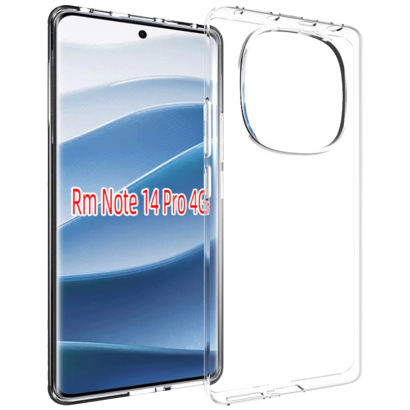NN-Su Maska za Redmi Note 14 Pro, Transparent - Redmi Note 14 Pro TPU Phone Case