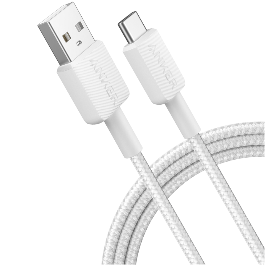 Anker Mobile Cable USB A to USB C 0.9m 322 White