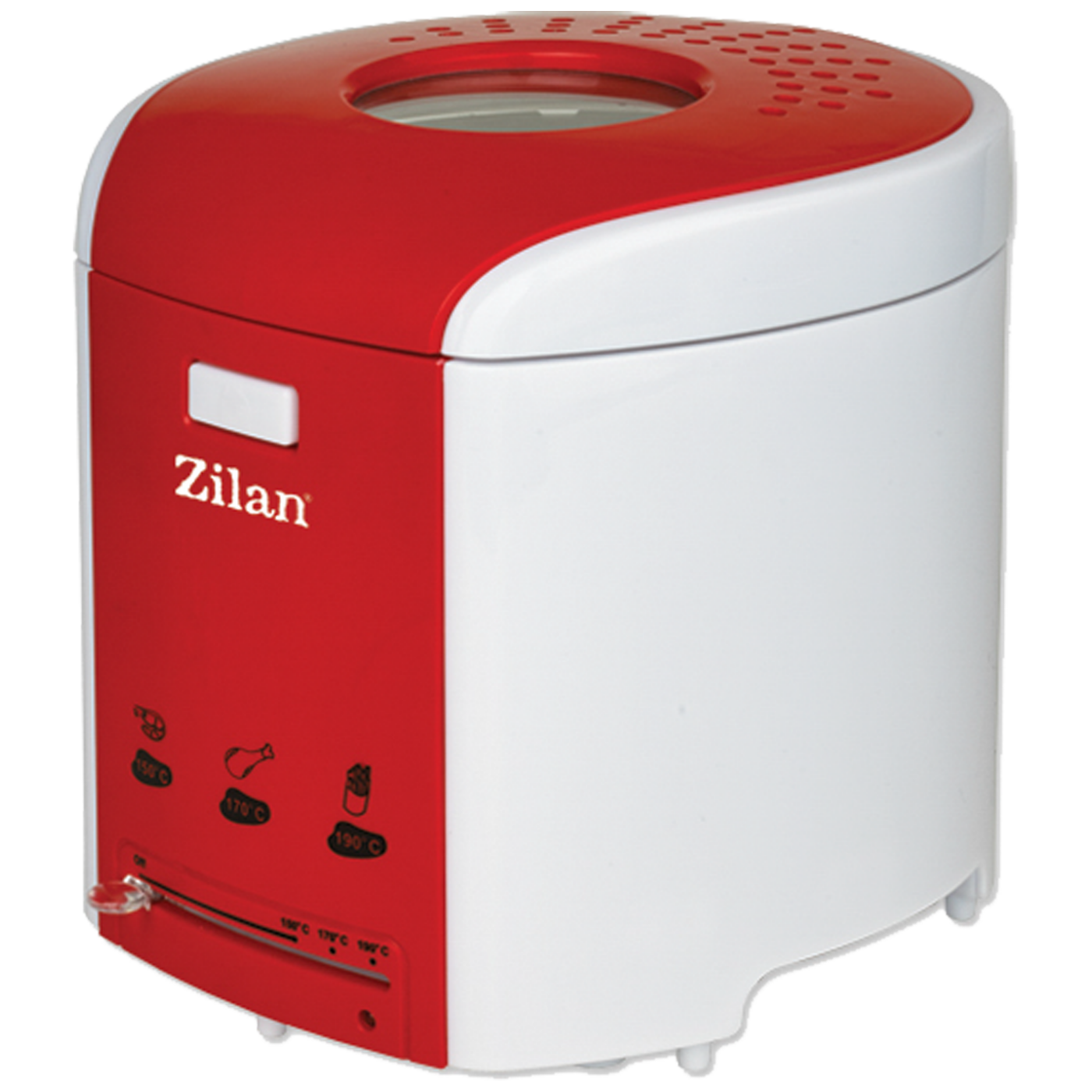 Zilan Friteza, kapacitet 1 l, 900 W, crveno/bijela - ZLN4375 RD
