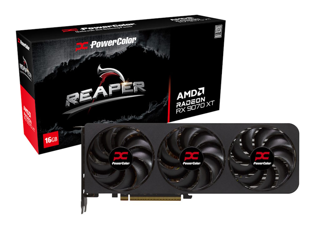 Power Color 9070 XT 16GB Reaper 16GB GDDR6, 256-bit, 3x DP, 1x HDMI