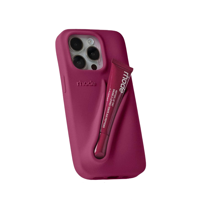iPhone 14 Pro Max Rhode Lip Case Burgundy