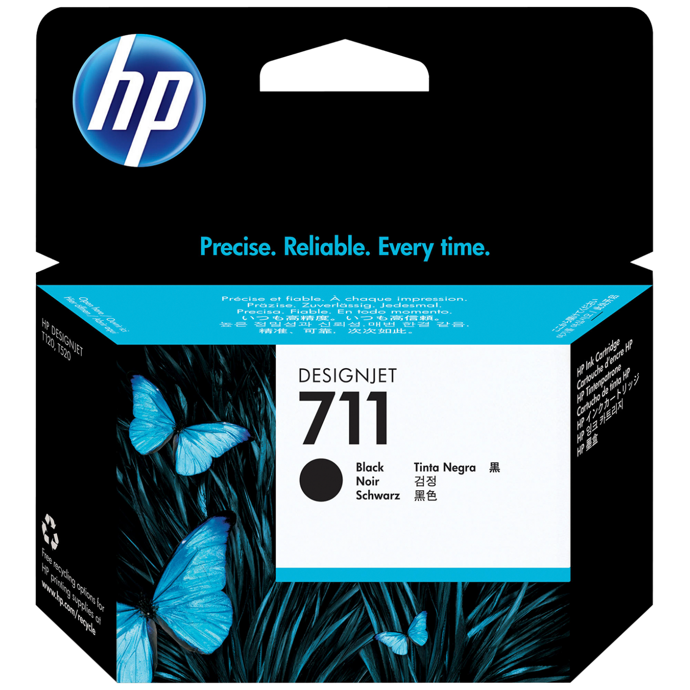 HP Tinta 711 ( CZ129A ), 38 ml, crna