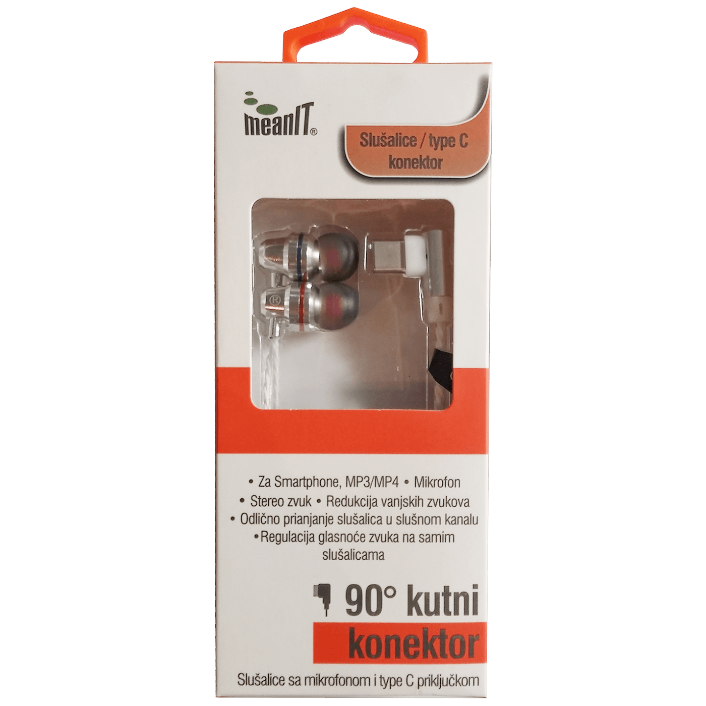 MeanIT Slušalice sa mikrofonom, univerzalne, type C - SLUNI6