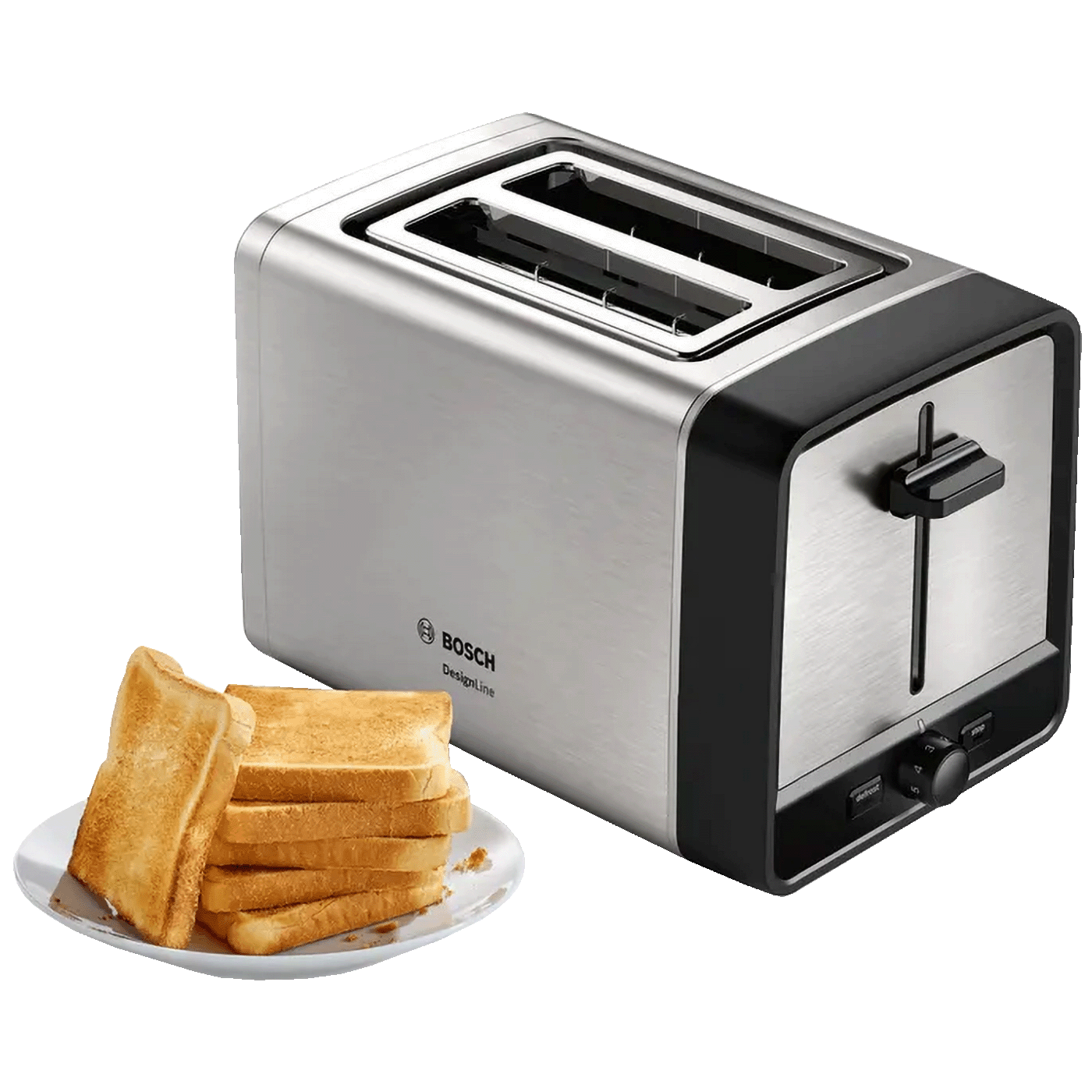 Bosch Toster, 2 otvora za kruh, 970W, DesignLine - TAT5P420