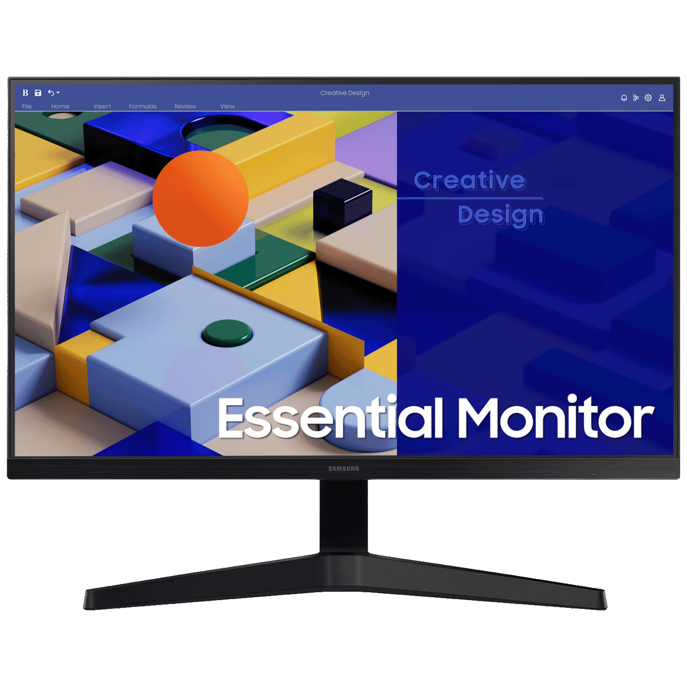 Samsung Monitor 27", IPS LED, FullHD, HDMI, D-SUB - LS27C314EAUXEN