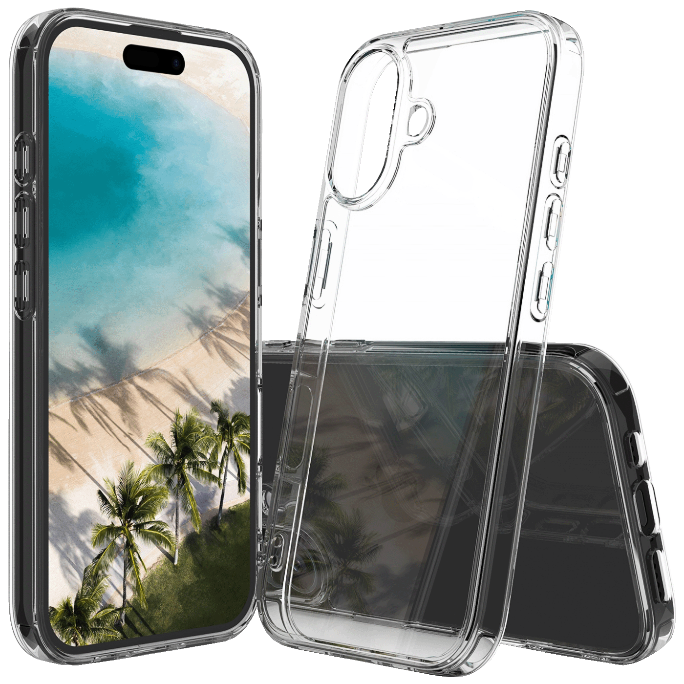 NN-Su Maska za iPhone 16, Transparent - TPU Phone Case iPhone 16