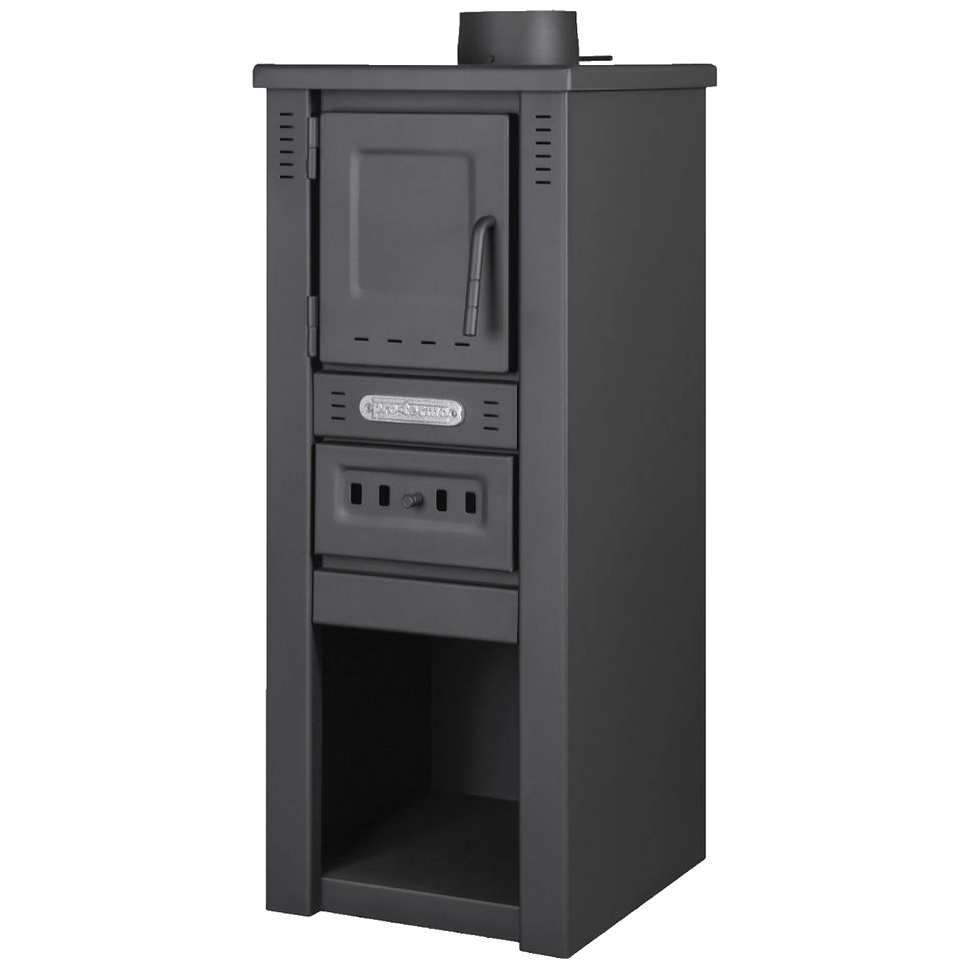 pro-termo Peć na čvrsto gorivo, 6kW, crna - LAVA Basic