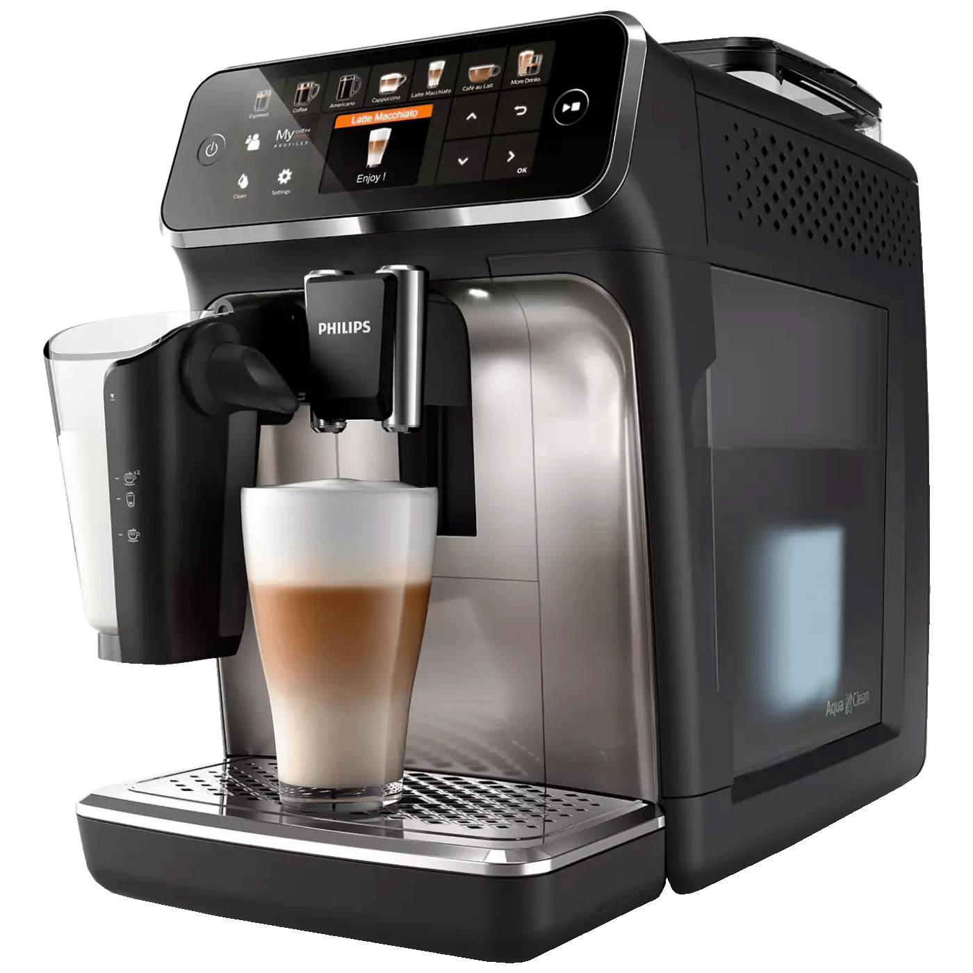 Philips Aparat za espresso kafu, automatski, 12 napitaka, LatteGo - EP5447/90