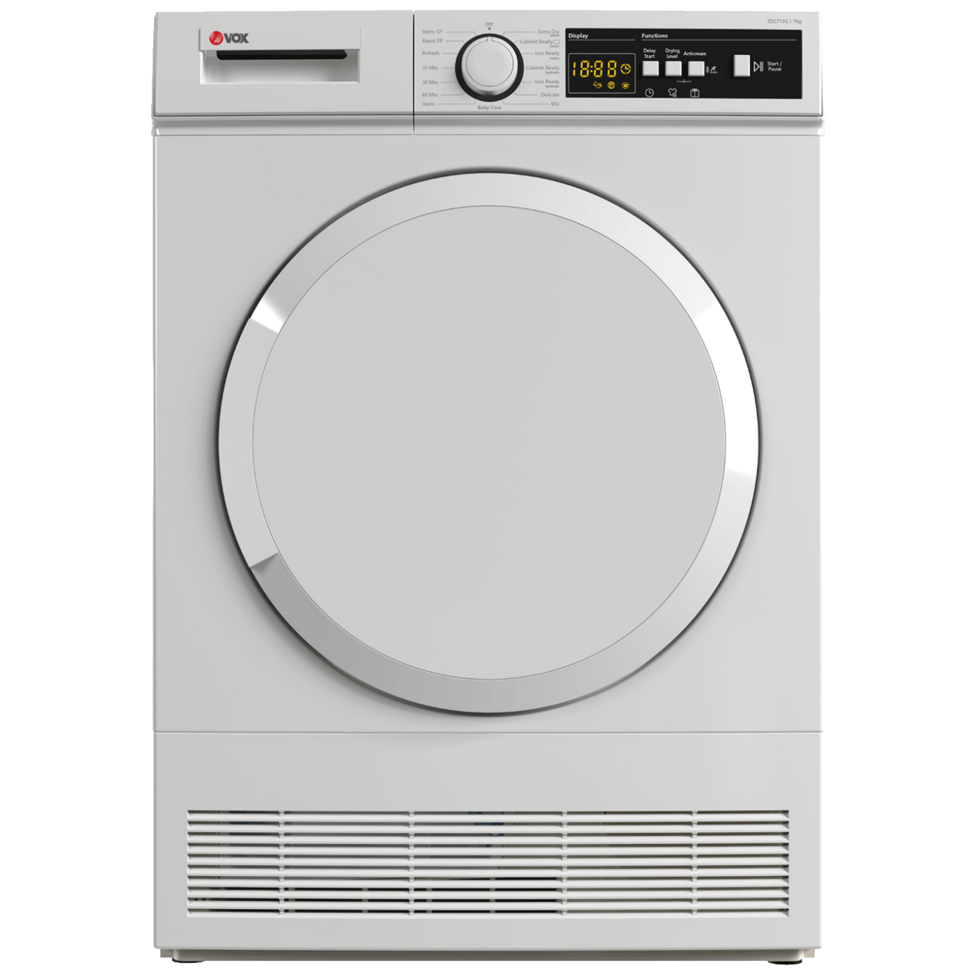 VOX Kondenzatorska sušilica, kapacitet 7 kg, 15 programa - TDC-710G