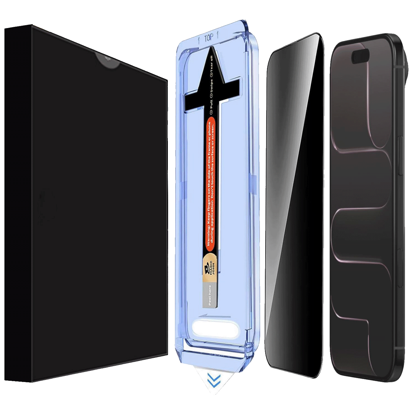 NN-Su Zaštitno staklo za zaštitu privatnosti za iPhone Air - iPhone Air Privacy Tempered Glass