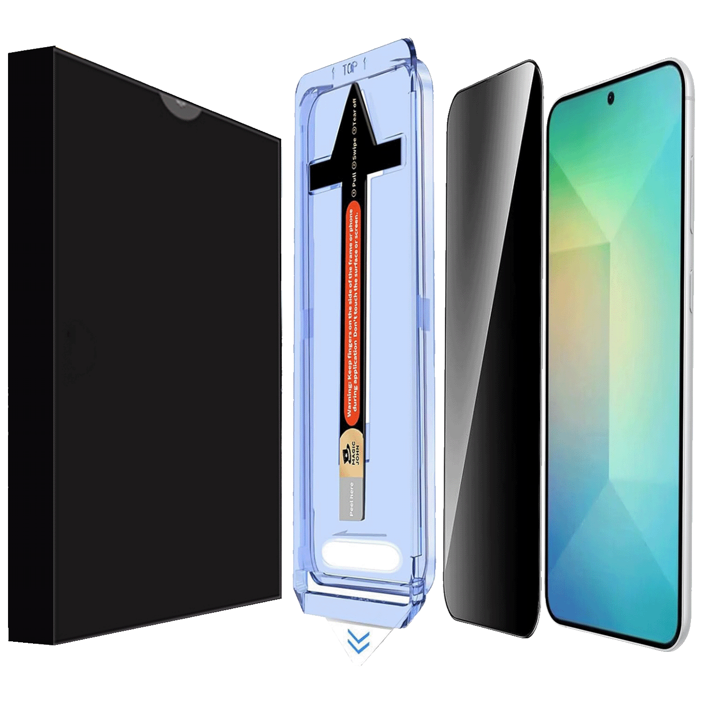 NN-Su Zaštitno staklo za zaštitu privatnosti za Samsung S25 - Galaxy S25 Privacy Tempered Glass