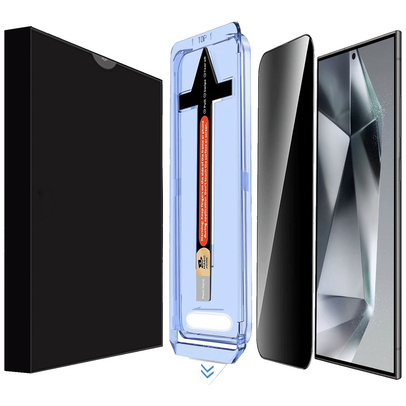 NN-Su Zaštitno staklo za zaštitu privatnosti za Samsung S25 Ultra - Galaxy S25 Ultra Privacy Temp.Glass