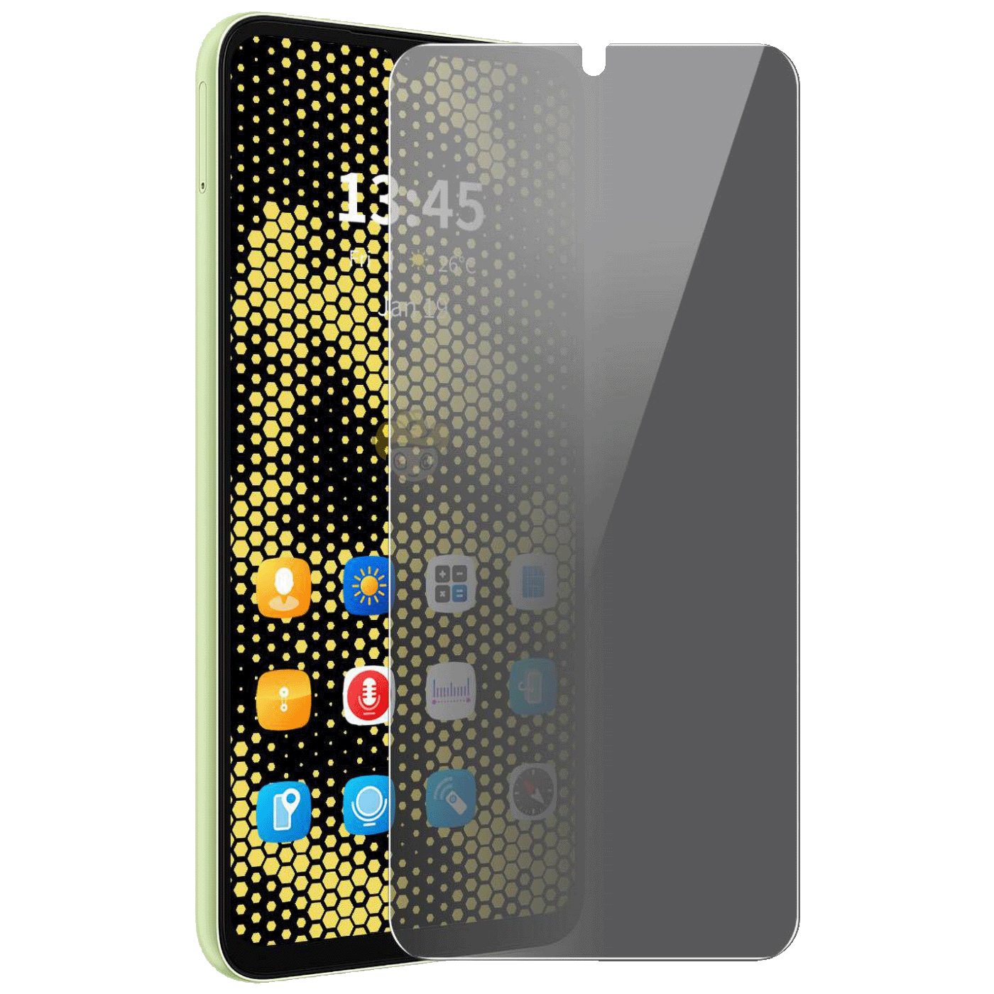 NN-Su Zaštitno staklo za zaštitu privatnosti za Samsung A07 - Galaxy A07 Privacy Tempered Glass