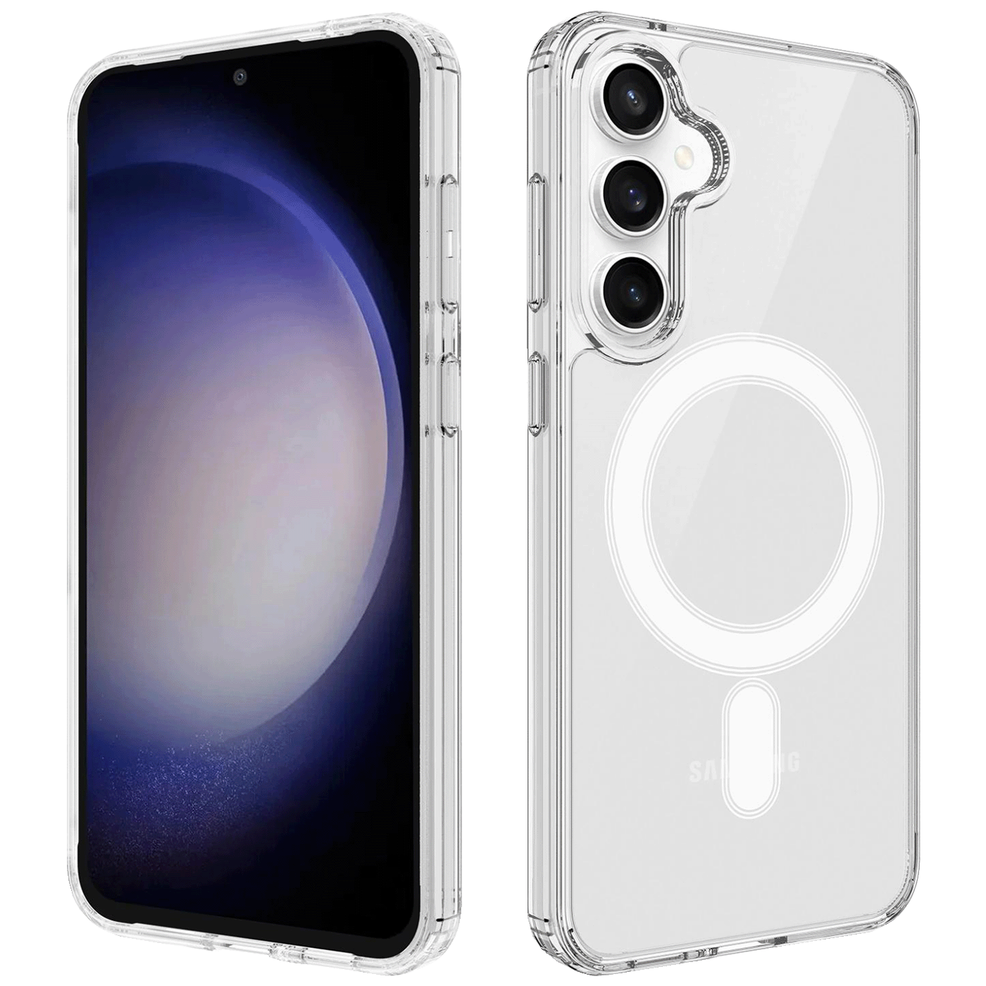 NN-Su Maska za Samsung S25 FE, MagSafe, Transparent - Galaxy S25 FE MagSafe Phone Case