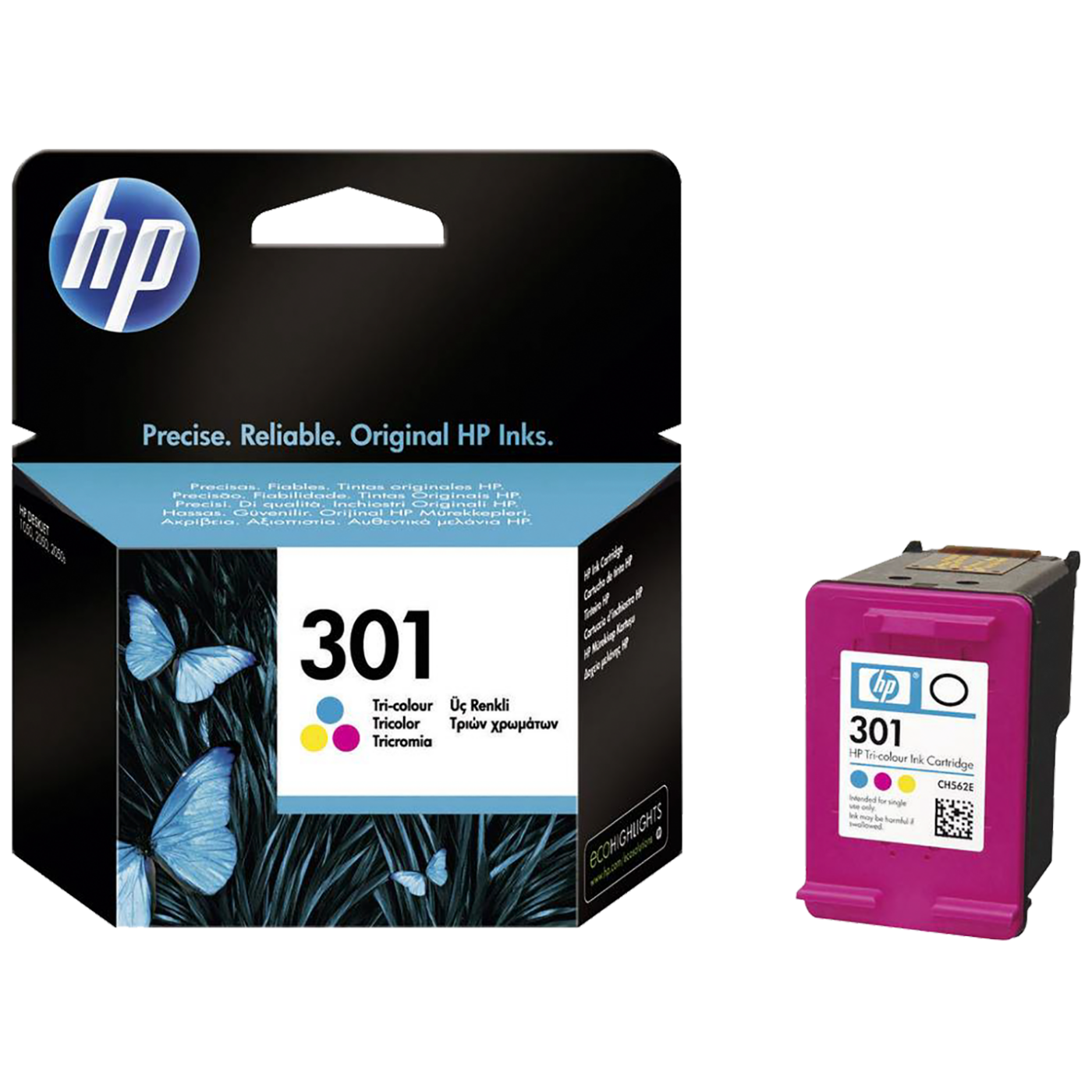 HP Tinta 301 (CH562EE), boje , 3ml , 165 stranica