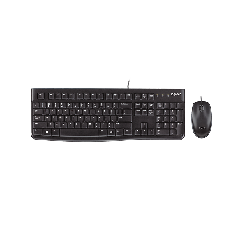 Logitech tastatura i mis MK120 Black