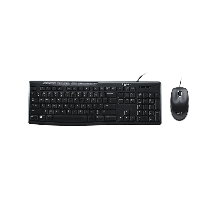 Logitech tastatura i mis MK200