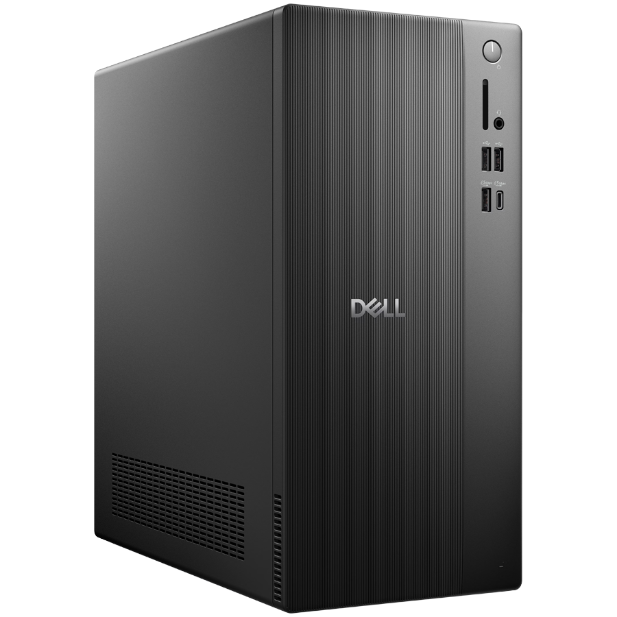 Dell Tower ECT1250, i5 14400, 8GB RAM DDR5, 512GB SSD PCIe M.2, WiFi 6+BT 5.3, Front: 1x USB C 3.2, 1x USB 3.2, 2x USB 2.0, SD Card, Back: 2x USB 3.2, 2x USB 2.0, HDMI, RJ45, No KB/Mouse, 180W, Ubuntu 3Yr