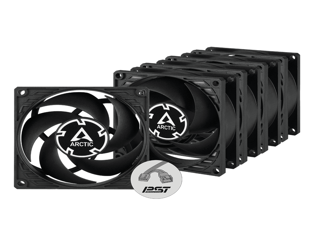 Arctic P8 PWM PST 5-pack fans80mm PWM Fan
