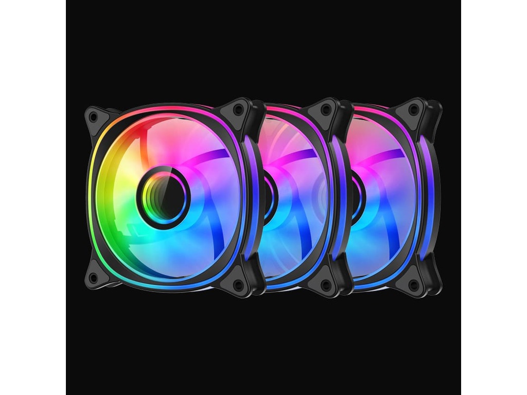 LC-Power LC-CF-120-ARGB-KIT-B set 3x 120mm ARGB fan