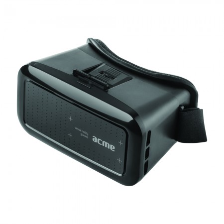 ACME VRB01 virtual reality glasses with adjustable lenses and headband on display