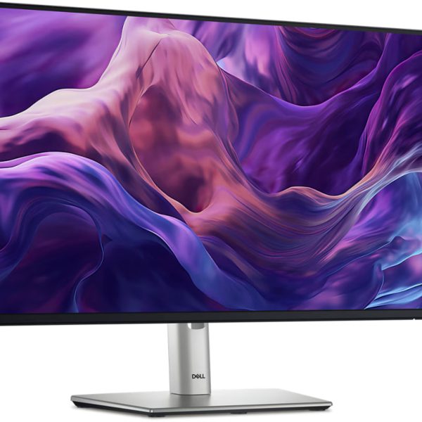 Dell 24 monitor P2425H sa crnim okvirom i postoljem na stolu