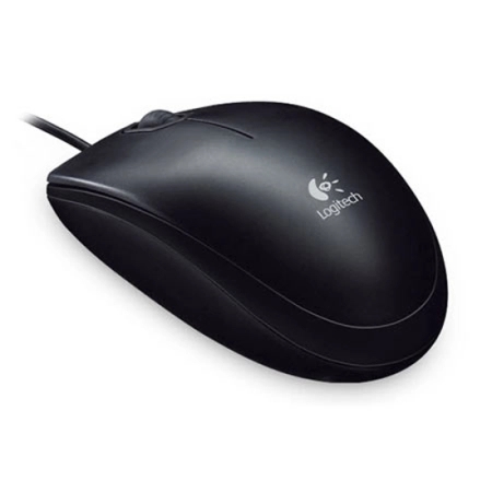 Logitech Optical B100 USB crni žičani miš sa kablom