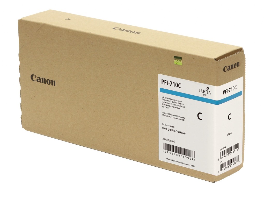 Canon tinta PFI-710 C cyan originalni inkjet potrošni materijal