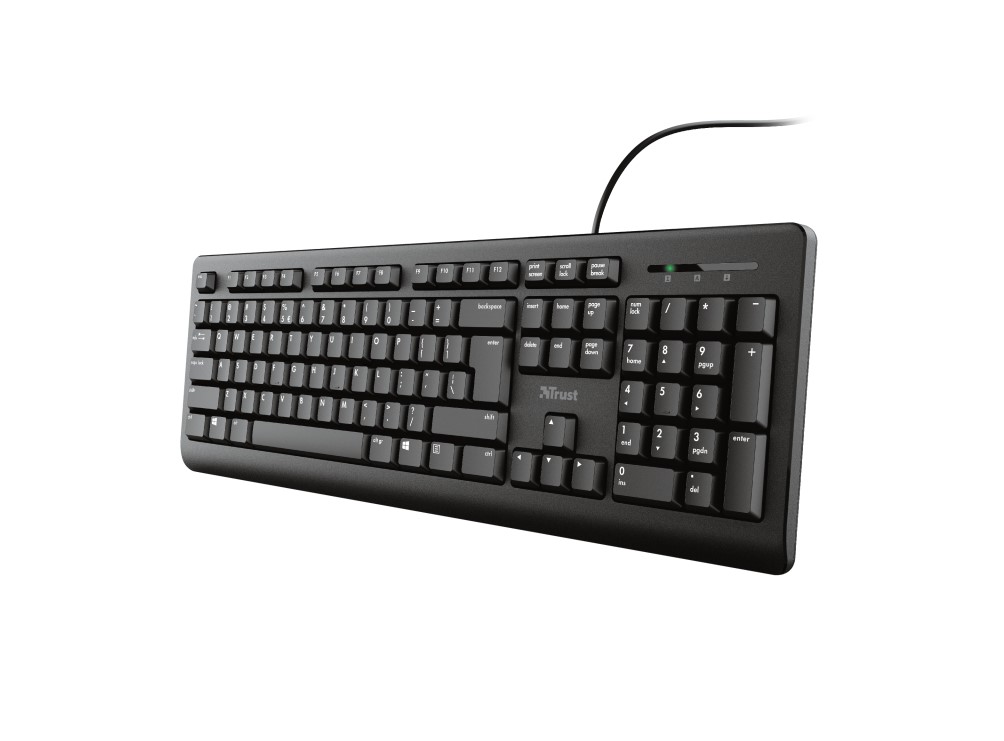 Trust Primo žičana tastatura sa BiH/HR/SRB layoutom i spill-resistant dizajnom