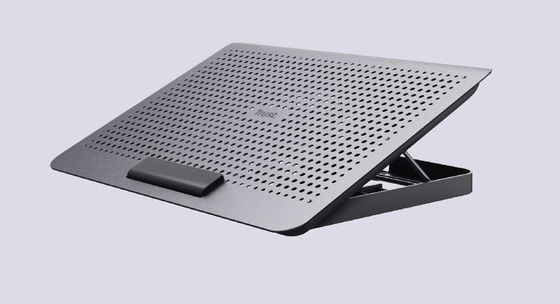 Trust EXTO cooling stand za laptop podesive visine na bijeloj podlozi