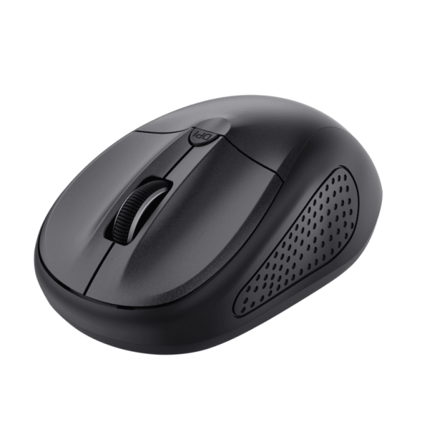 Trust Primo Bluetooth wireless optički miš sa 1600 DPI i tri tipke na bijeloj podlozi