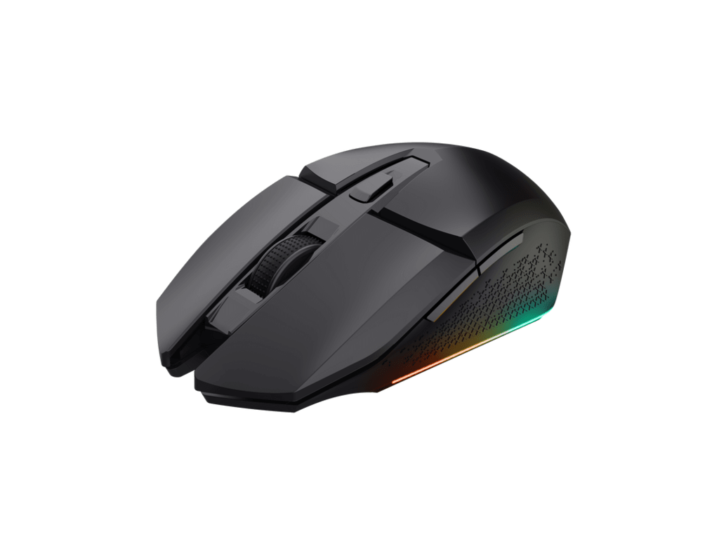 Trust GXT 110 Felox crni wireless gaming miš sa 6 tipki i USB kablom za punjenje