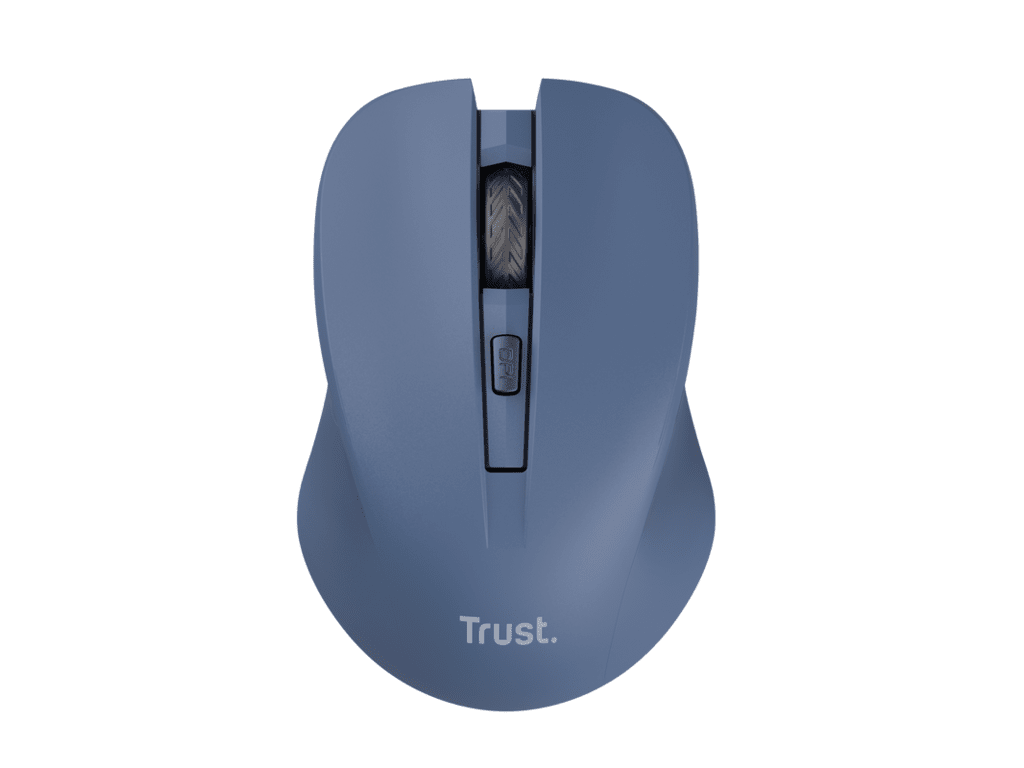 Trust Mydo silent wireless plavi miš za obje ruke s 4 tipke i DPI 1000-1800
