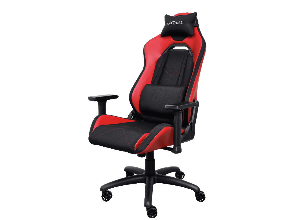Trust GXT 714R crvena gaming stolica RUYA sa ergonomskim naslonom i podesivim sjedištem