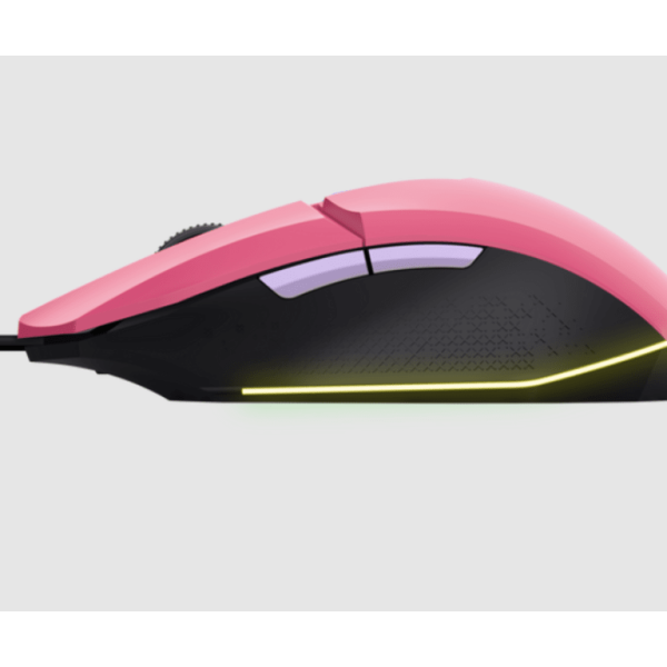Trust GXT109B Felox pink žičani gaming miš sa 6400 DPI i 6 tipki