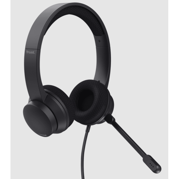 Trust Ayda USB-ENC žičane slušalice sa noise-cancelling mikrofonom, on-ear dizajn